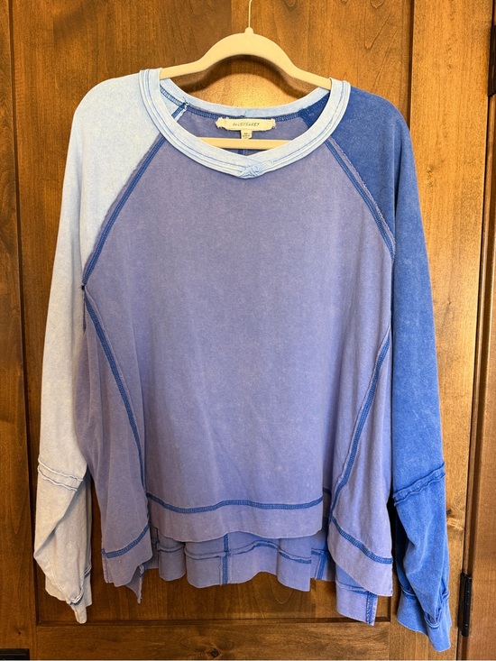Bluevelvet Sweaters - Bluevelvet color block top size M oversized fit NEW